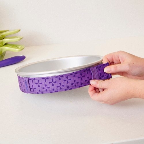 BakeEven Cake Strips for Cake Pans, 6Piece Wilton