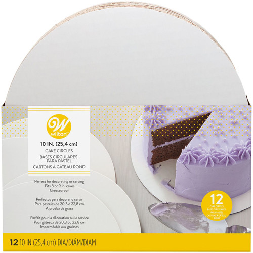 Wilton Round Cake Boards (10-inch, 12-pack)