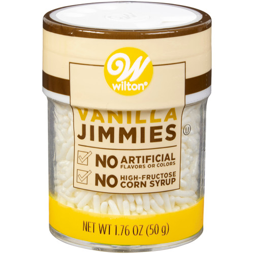 Naturally Flavored Vanilla Jimmies Sprinkles, 1.76 oz.
