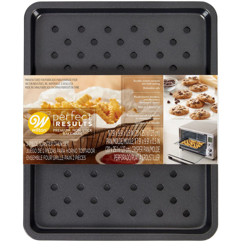 Perfect Results Toaster Oven Sheet Pan & Crisper Set, 2Piece Wilton