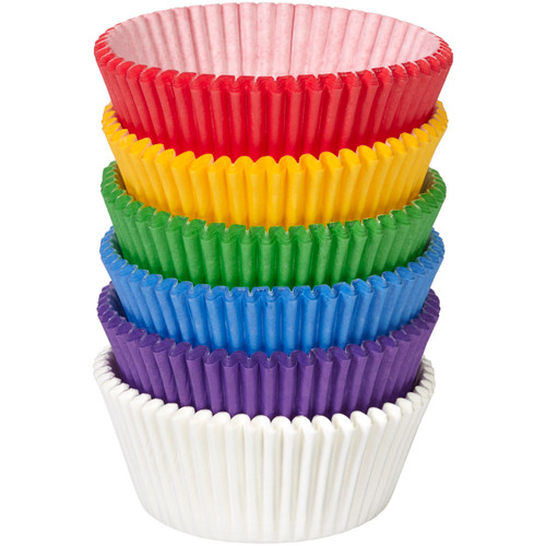 Rainbow Cupcake Liners, 150-Count