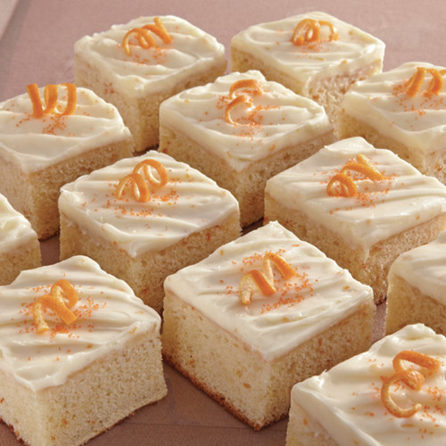 Orange Sheet Cake with Orange Cream Cheese Icing