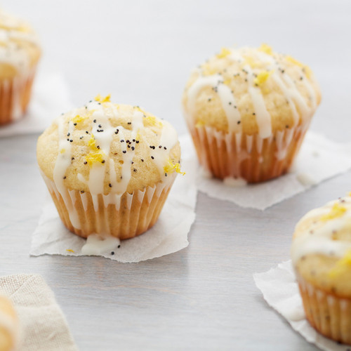 Mini Lemon Poppy Seed Muffins