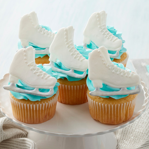 Enticed to Ice Skate Cupcakes