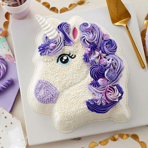 Pretty in Purple Unicorn Cake