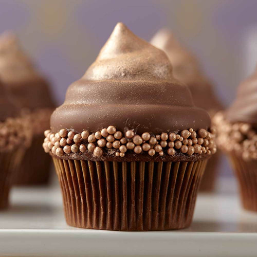 Bronze High Top Cupcakes