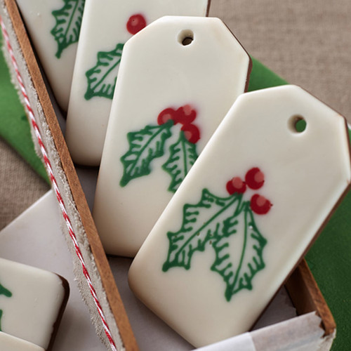 Holly Candy Bark Gift Tags