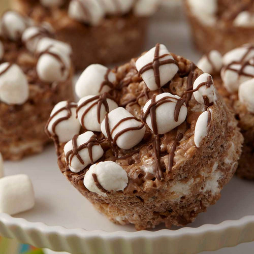 Salted Caramel Hot Cocoa Cereal Treats