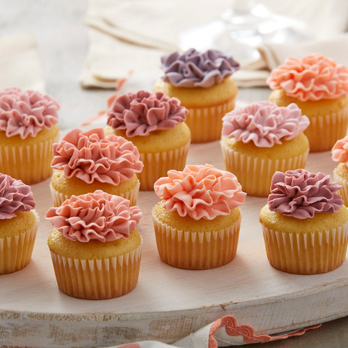 Carnation Mini Cupcakes