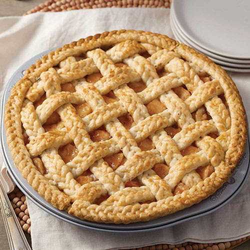 Braided Peach Pie