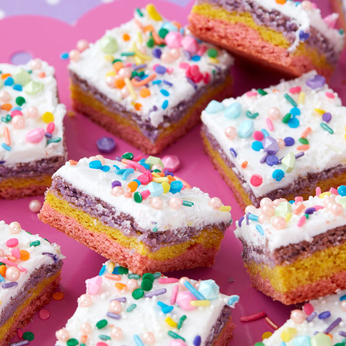 Sparkly Unicorn Cookie Bars