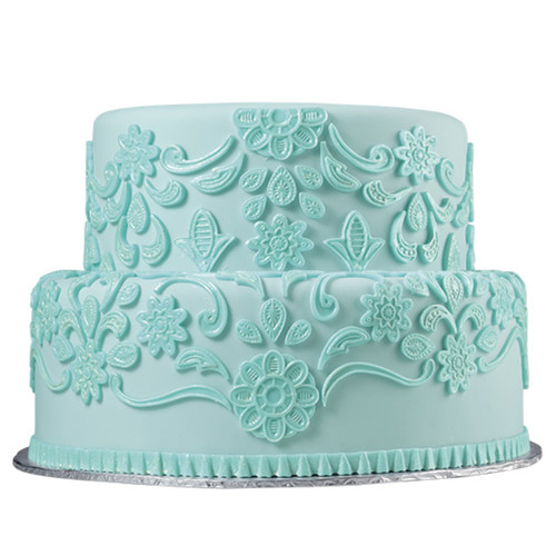 Lovely Lace Fondant Cake