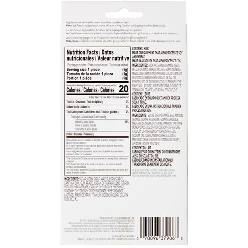 Easter Bunny Feet Icing Decorations, 24Count Wilton