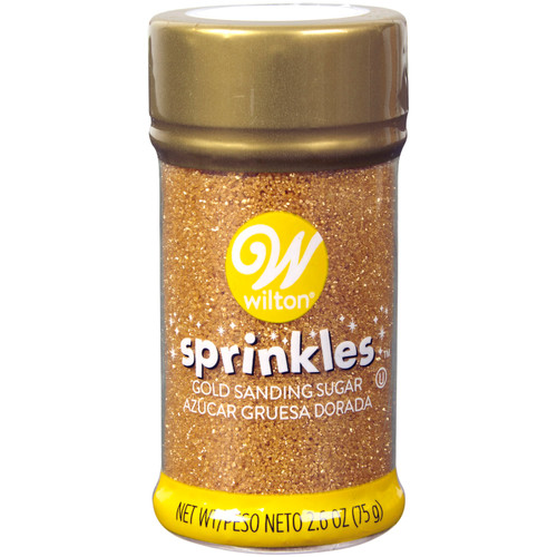 Gold Sanding Sugar, 3.25 oz.