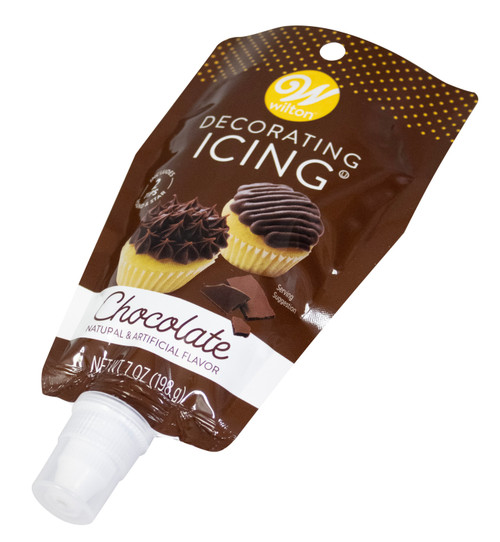Chocolate Icing Decorating Pouch with Tips, 7oz.