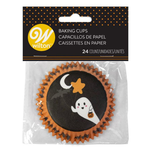 WILTON TRICK OR TREAT CUPCAKE LINERS STANDARD SIZE, 24-COUNT