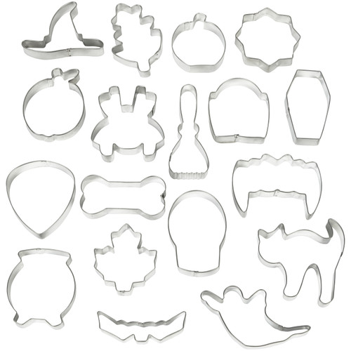 Halloween Cookie Cutter Set, 18-Piece