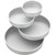 Round Cake Pans, 4 Piece Set for 6-Inch, 8-Inch, 10-Inch and 12-Inch Cakes