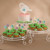 White Cake Stand and Dessert Display Set, 15-Piece