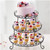 3-Tier Customizable Steel Cupcake and Treat Stand, 13-inch