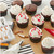 Assorted Knife and Cleaver Royal Icing Decorations, 12-Count