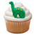 Dinosaur Royal Icing Decorations, Green and Orange, 12-Pieces