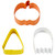 Pumpkin, Ghost and Candy Corn Cookie Cutter Set, 3-Piece