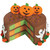Pumpkin and Ghosts Checkerboard Cake