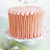 Plush Orange Ribbon Cake