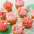 Pink and Coral Spring Cupcakes