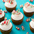 Candy Curl Christmas Cupcakes