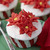 Festive Poinsettia Cupcakes