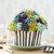 Cool Blooms Giant Cupcake Cake