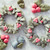 Christmas Wreath Meringue Cookies