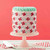 Christmas Cake with Peppermint Decorations