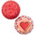 Red and Pink Hearts Valentine's Day Mini Cupcake Liners, 100-Count