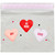 Clear Conversation Hearts Valentine's Day Resealable Treat Bags, 20-Count