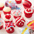 Ready-to-Use Red Vanilla-Flavored Icing Pouch with Tips, 8 oz.