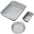 Non-Stick Steel Baking and Roasting Bakeware Set, 3-Piece