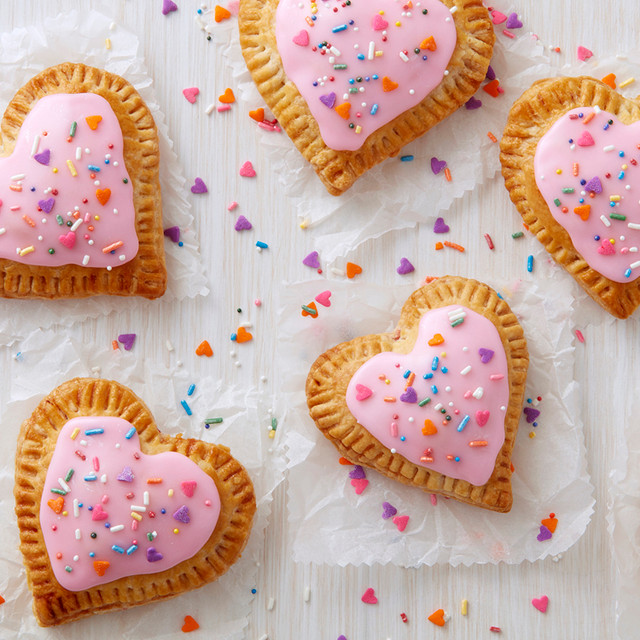 Mini Cherry Heart Pies
