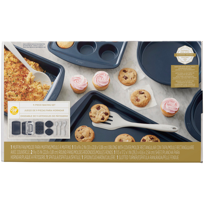 Wilton 191003192 Recipe Right 13 1/4 x 9 1/4 Small Non-Stick Baking Sheet