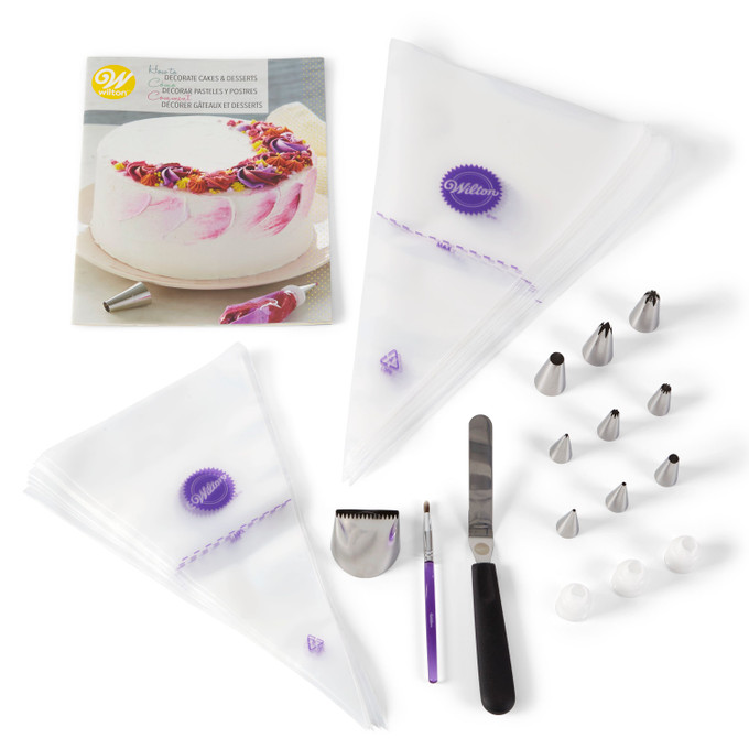 Wilton Piping Tips Set for Cake Decorating, 22-Piece – PastryBase