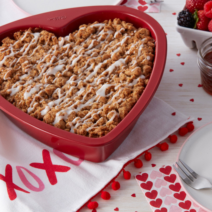 Valentine's Day Baked French Toast