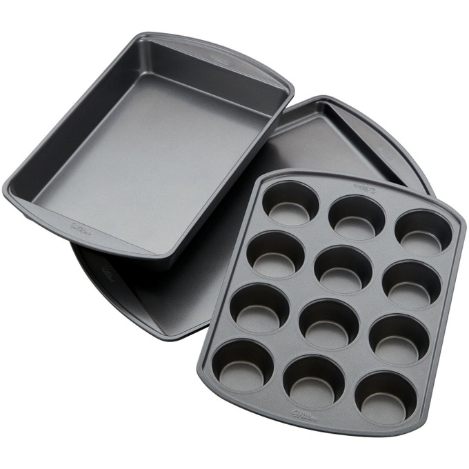 Perfect Results Non-Stick Mega Fluted Tube Pan, 20-Cavity - Wilton