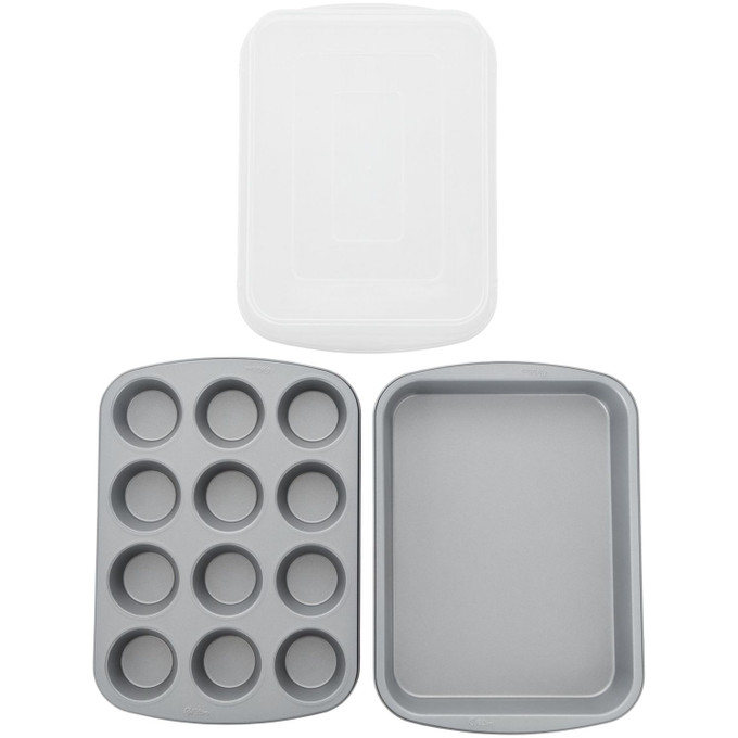 Wilton Bake It Better Cupcake Pan with Lid at Menards®