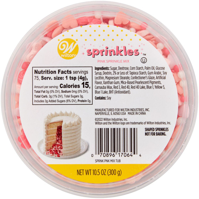 Grageas (sprinkles) Reposteria Mix Arcoiris X285 G - Wilton