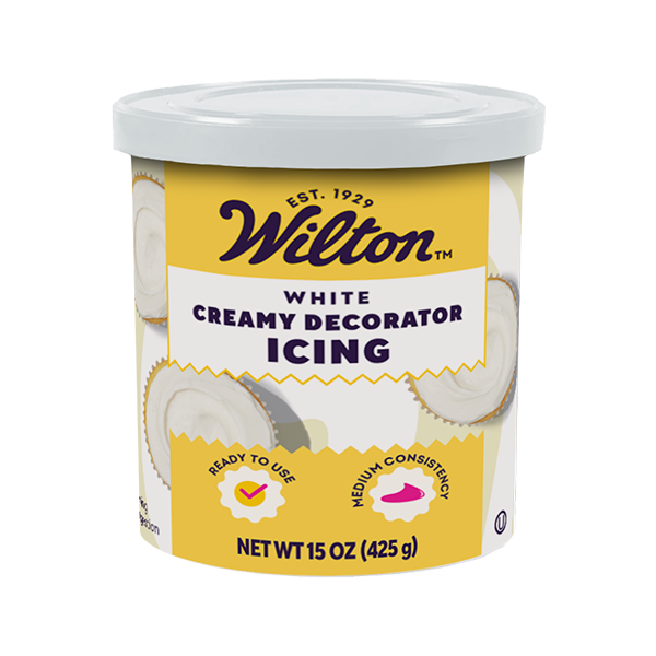 Ready-to-Use Medium Consistency White Decorator Icing, 15 oz. Tub
