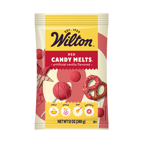 Red Candy Melts Candy, 12 oz.