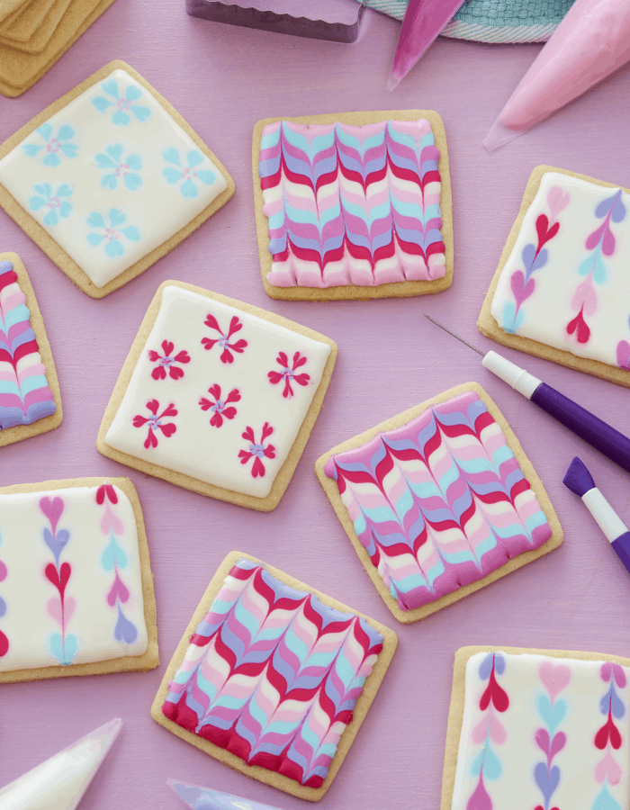 Decorated sugar cookies