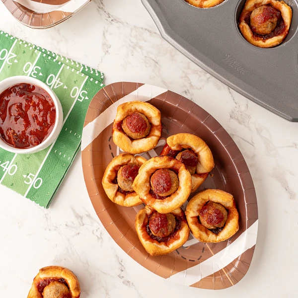 Sweet and Savory Meatball Cups